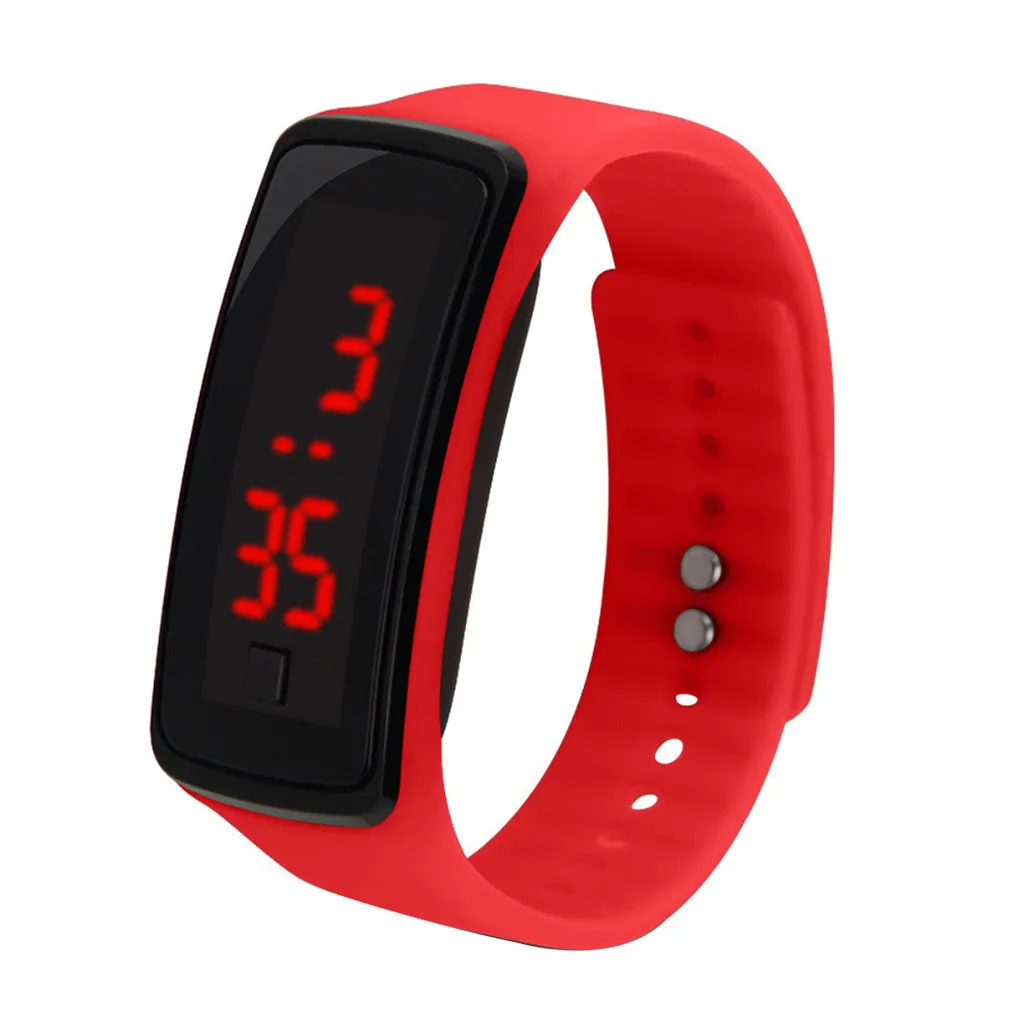 Спортивные часы для женщин и мужчин цифровой светодиодный браслет часы второго поколения студенческие спортивные силиконовые электронные часы relogio feminino