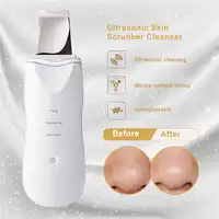 2019 Ultrasone Gezicht Cleaning Huid Scrubber Cleanser Facial Lifting Therapie Peeling SPA Ultrasound Peeling Cleasing Machine