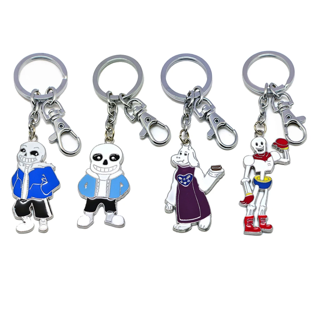 Игра Undertale брелок Frisk Toriel Sans Papyrus Undyne Alphys Mettaton Asgore Flowey Asriel Chara Шарм Косплей