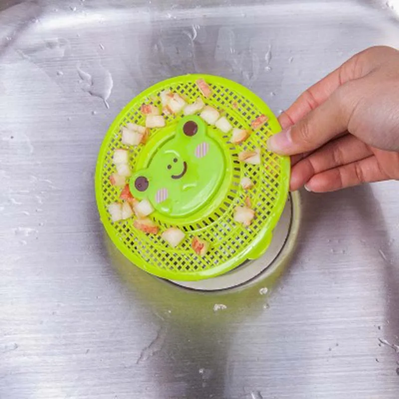Cartoon Kitchen Sink Filter Floor Drain Hair Stopper Bath Catcher Strainer Sewer Shower Cover Bathroom Accessories | Дом и сад