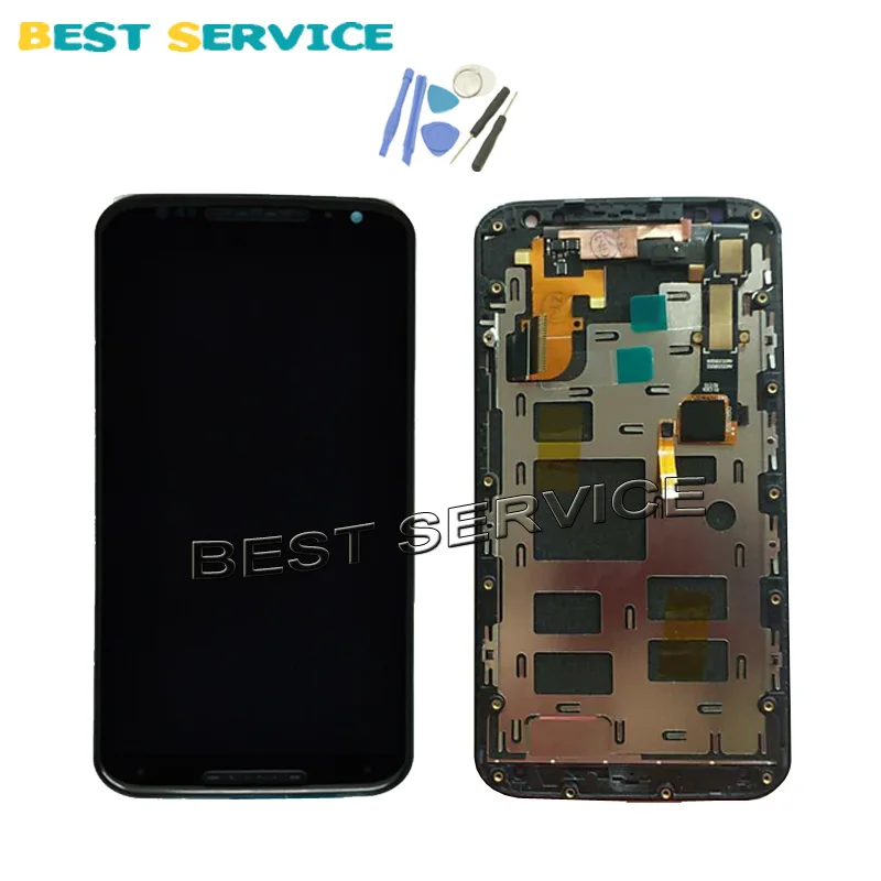 

For Motorola for Moto X+1 X2 XT1092 XT1095 XT1097 LCD Display with Touch Screen Digitizer bezel Assembly 5.2''+ tool