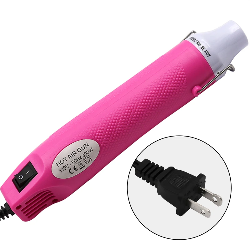 300W Heat Gun Hot Air Electric Power Tool 110V DIY US Plug Supporting Seat hot air gun heat gun mini hot air gun
