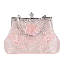 Vintage-stil Perlen Frauen Abendtaschen Diamanten Geldbörse Tag Kupplungen Bag Stickerei Perle Hochzeit Handtaschen Für Partei Abendessen