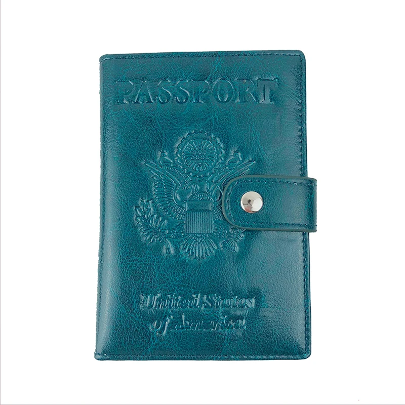 Держатель для паспорта США, кожаный чехол, кредитный держатель для карт S71740, Дорожный Чехол для паспорта, Прямая поставка