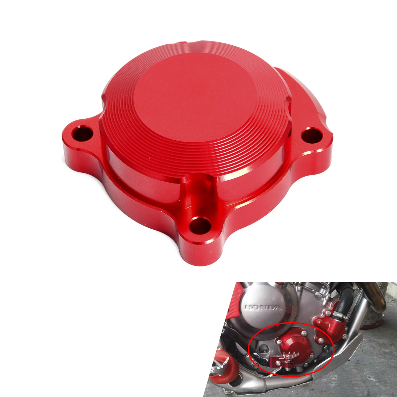 CNC Enigne масляный фильтр Кепки крышка красный Mounitng чехол для Honda CRF250L CRF250M 2012 2013 2014 2015