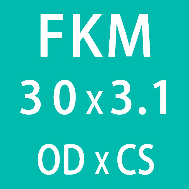 5 шт./лот резиновое кольцо зеленый FKM уплотнительное кольцо 3,1 мм Толщина OD21/22/23/24/25/26/27/28/29/30 мм уплотнительные кольца масло для уплотнения уплотнительное кольцо шайба - Цвет: OD30mm