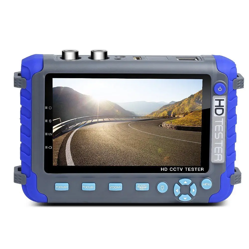 Новое поступление 5MP AHD Камера тестер с 5 дюймов ЖК-дисплей монитор 4in 1 AHD CCTV TVI CVBS безопасности Камера тестер