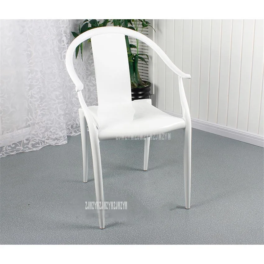 Простой модный прозрачный современный обеденный стул с подлокотниками пластиковый ПП стул в приемную гостиницу мебель для дома