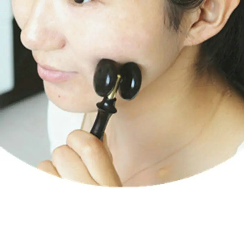 Ebony Facial Eye Massager Roller for Joint Meridian Acupressure - Finger Massager Wheel Activity image 2