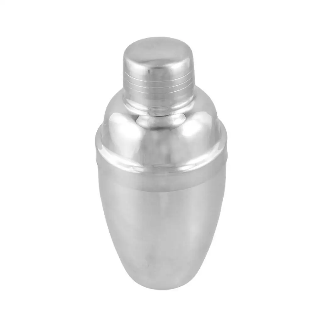 1Pcs 250ml Silver Tone Stainless Steel Party Coaktail Bartender Mixer