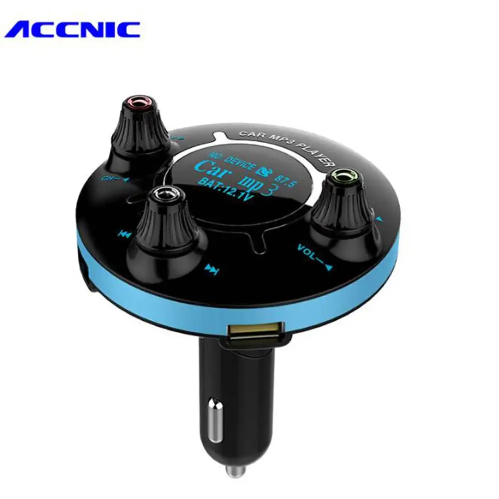 12 V-24 V Беспроводной Bluetooth FM передатчик модулятор Handsfree Car Kit TF USB музыка с разъемом подачи внешнего сигнала AUX MP3 плеер USB Зарядное устройство ЖК-дисплей Дисплей