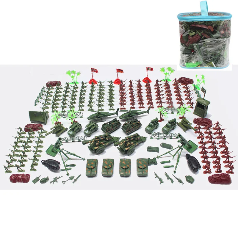 

Military WWII soldier 4cm military model kit 280pcs/set of children's toy Christmas gifts