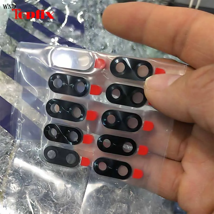 

New For BlackBerry Key2 Back Rear Camera lens glass replacement for BlackBerry Keytwo Key2 with Sticker top quality Key 2 glass