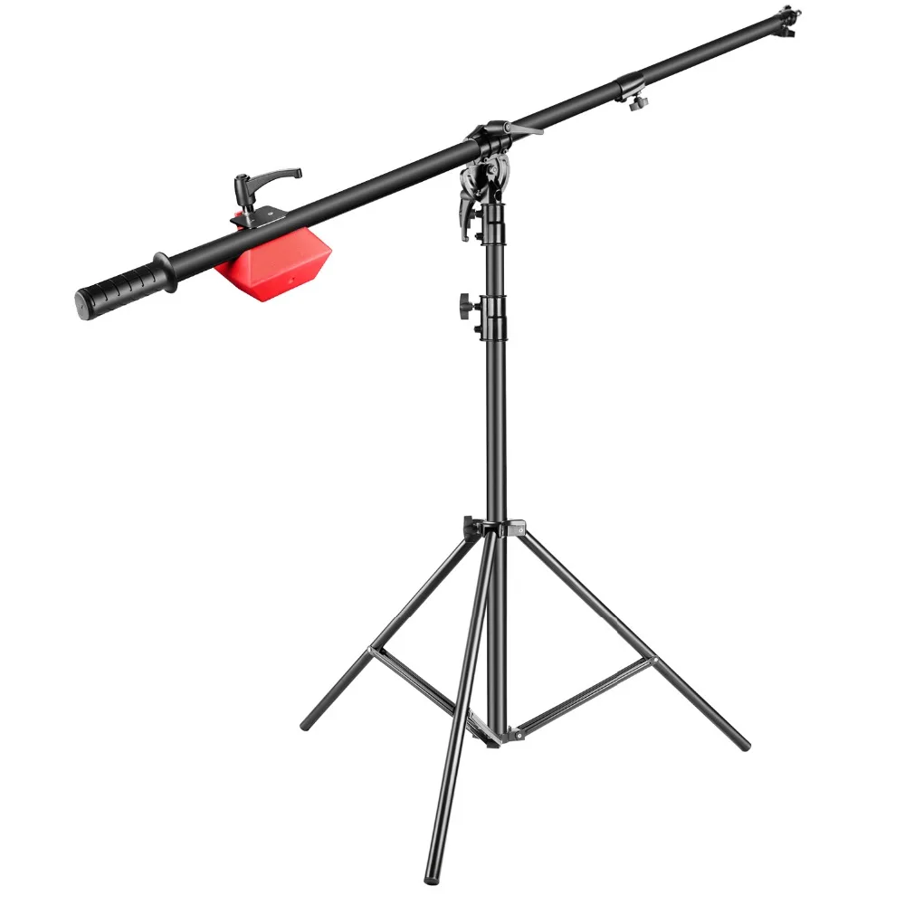 Neewer Pro Lamp Boom Stand Max Height 71 inches/180 cm with Holding Arm for Monolight Strobe Light Ring Light Softbox and More