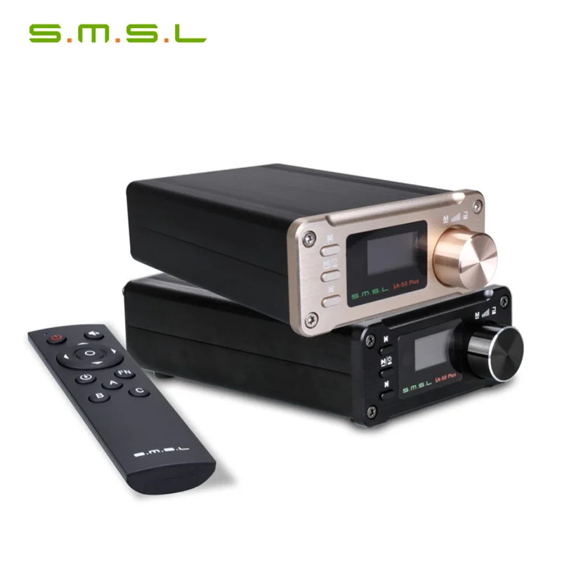 SMSL SA 50 PLUS SA50 AUX USB Mini 50W*2 Power Digital Amplifierin