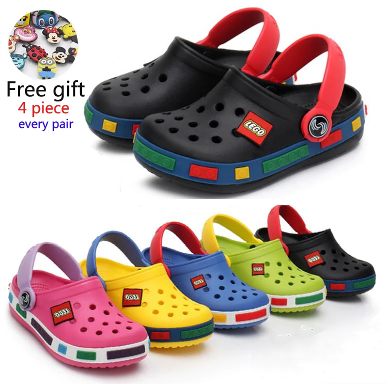

2019 Fashion Boy Girl Beach Slippers Children Sandals Summer Cartoon Kids Shoes EVA Resistance Breathable Antislip Baby