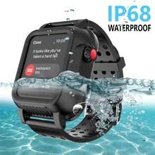 Для Apple Watch Series 3 42 мм Чехол IP68 водонепроницаемый 360 полная защита бампер чехол для iWatch 3 42 мм чехол с ремешком для часов