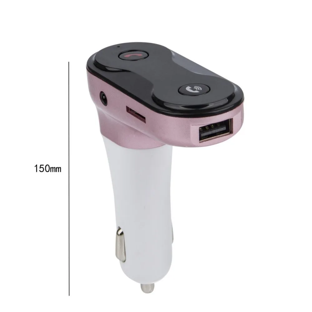Dual Port USB Smart Car Charger Fast Speed Charging Safety Plug & Play Adjustable Angle LCD Display Real-time Monitor