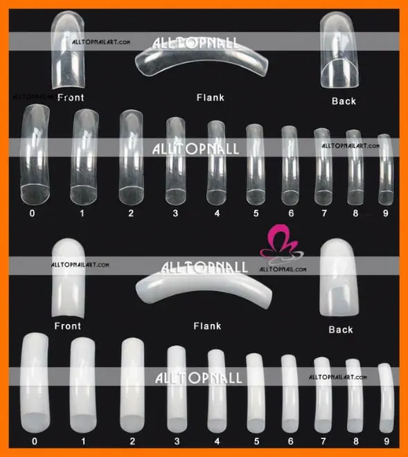 Накладки для акриловых ногтей EMPRESS CURVE 100 шт. бесплатная доставка|french nail tips|nail tipsnails