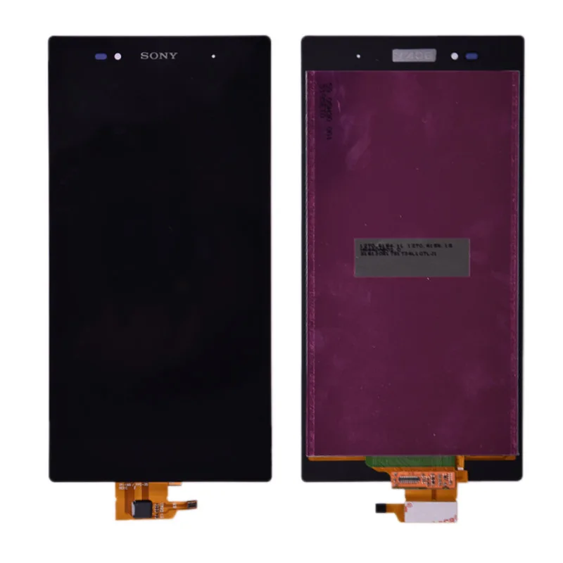 6,44 '' для sony Xperia Z Ultra XL39h XL39 C6833 C6802 ЖК-дисплей+ кодирующий преобразователь сенсорного экрана в сборе - Цвет: no frame black