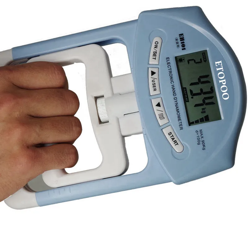 

Electronic hand dynamometer digtial hand grip grip dynamometer Hand Grip Strength Meter Auto Capturing Hand Grip Power