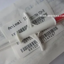 RFID стеклянная метка для животных Размеры 2,12x12 мм 134,2 кГц ISO11784/11785 FDX-B стекло