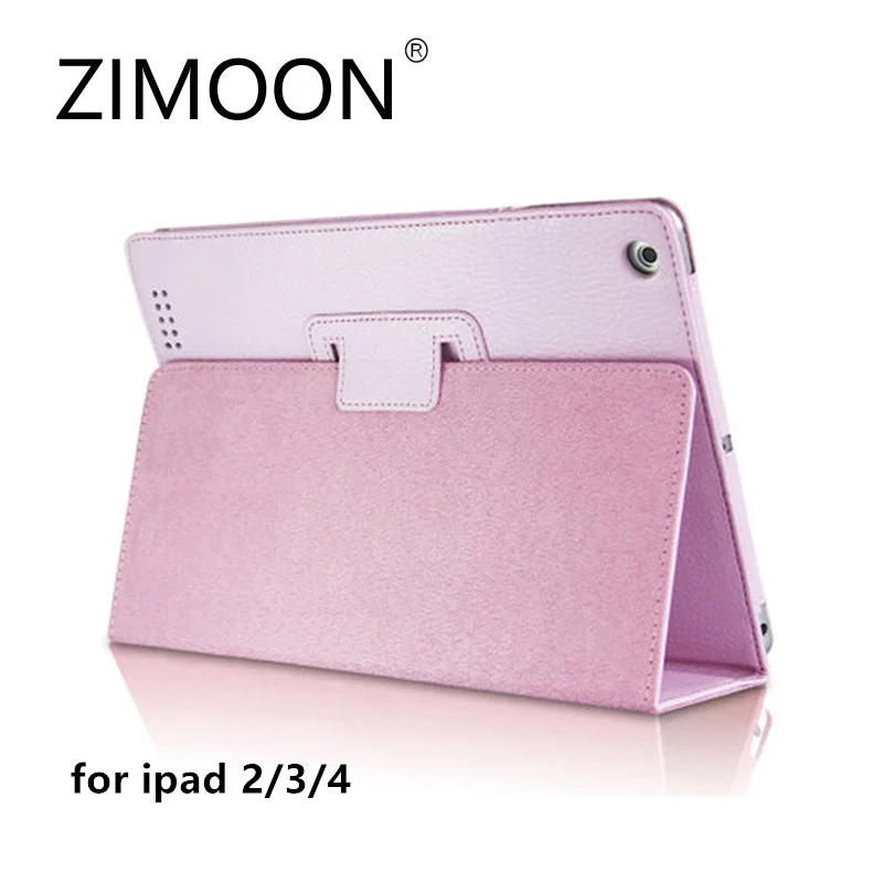 Zimoon For Apple iPad 2 3 4 Case Magnetic Auto Wake Up Sleep Flip PU Leather