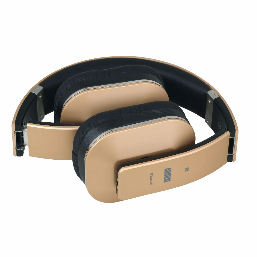August EP650 Wireless Bluetooth Headphones with Microphone 3.5mm Audio In Wired or Wireless Stereo Headset for TV, PC Smartphone
