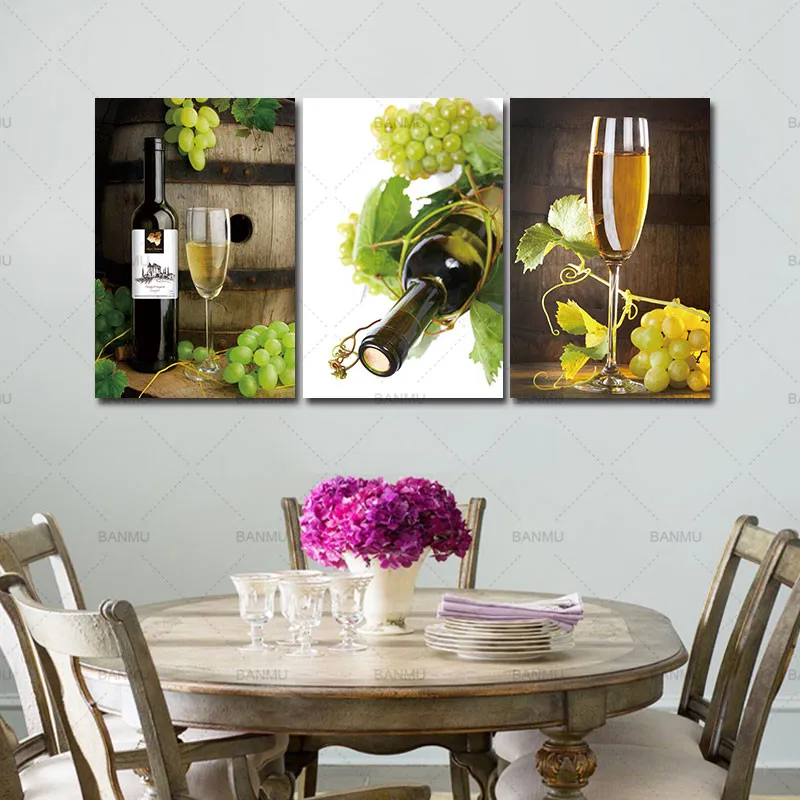Картина на холсте для кухни гостиной 3 шт. без рамки|prints painting|canvas printspainting modern |