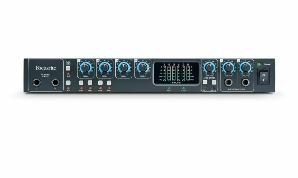 Звуковая карта Focusrite Saffire Pro 26 18 входов 8 выходов аудио интерфейс FireWire запись в
