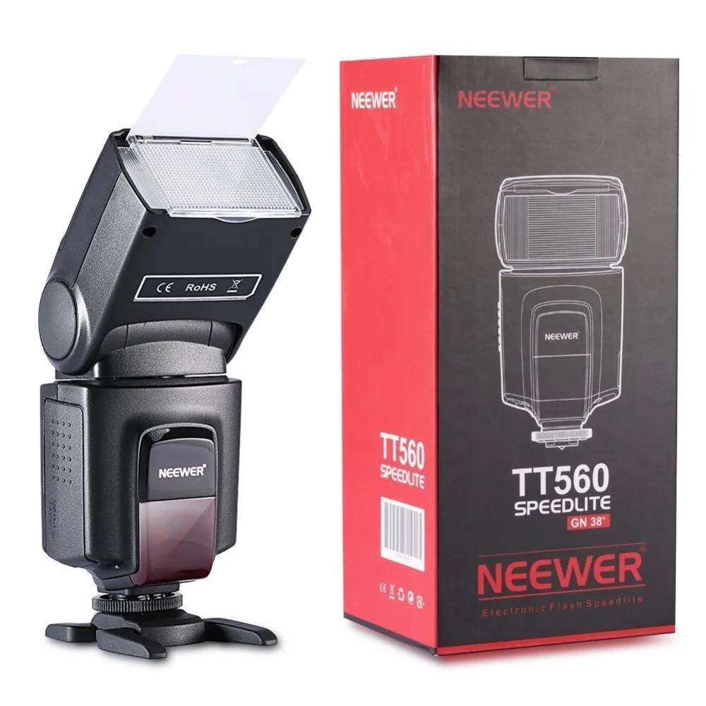 Neewer TT560 Вспышка для Canon Nikon Sony Panasonic Olympus Fujifilm SLR цифровых камер с одноконтактом Горячий Башмак