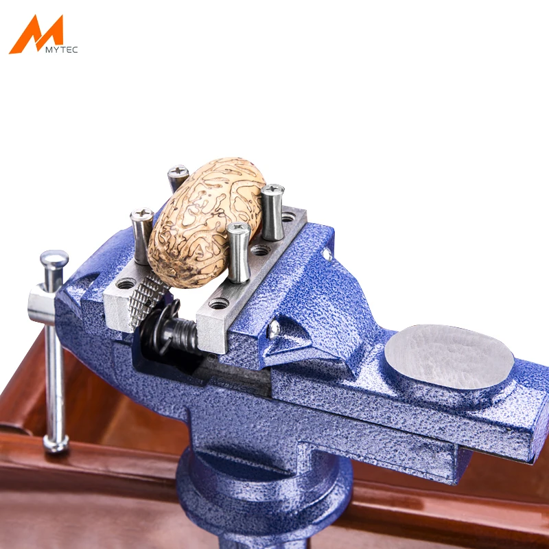 3" Multi functional Clamp on Bench Vise 360 Degree Swivel Cast Iron