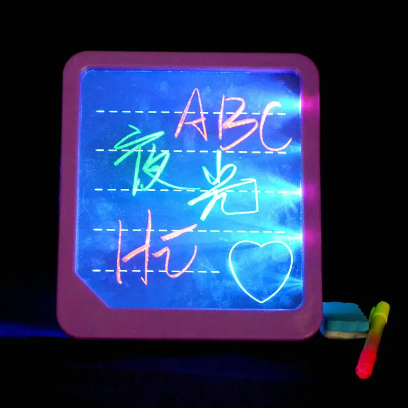 LED Light Fluorescent Writing Board Kids Electronic Luminescent Wordpad