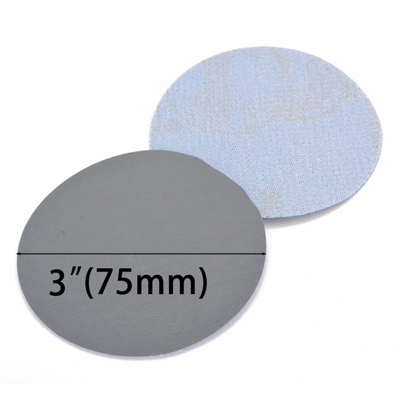 100pcs 3000Grit Sander Disc 3inch Sanding Paper Polishing Pads Sandpaper Sanding Disc for Abrasive