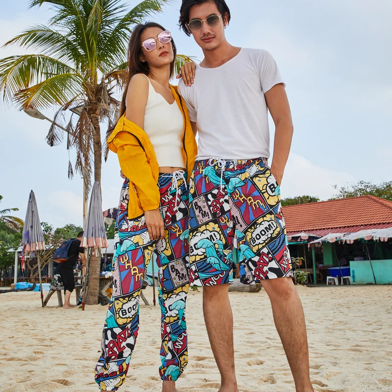 character swim trunks