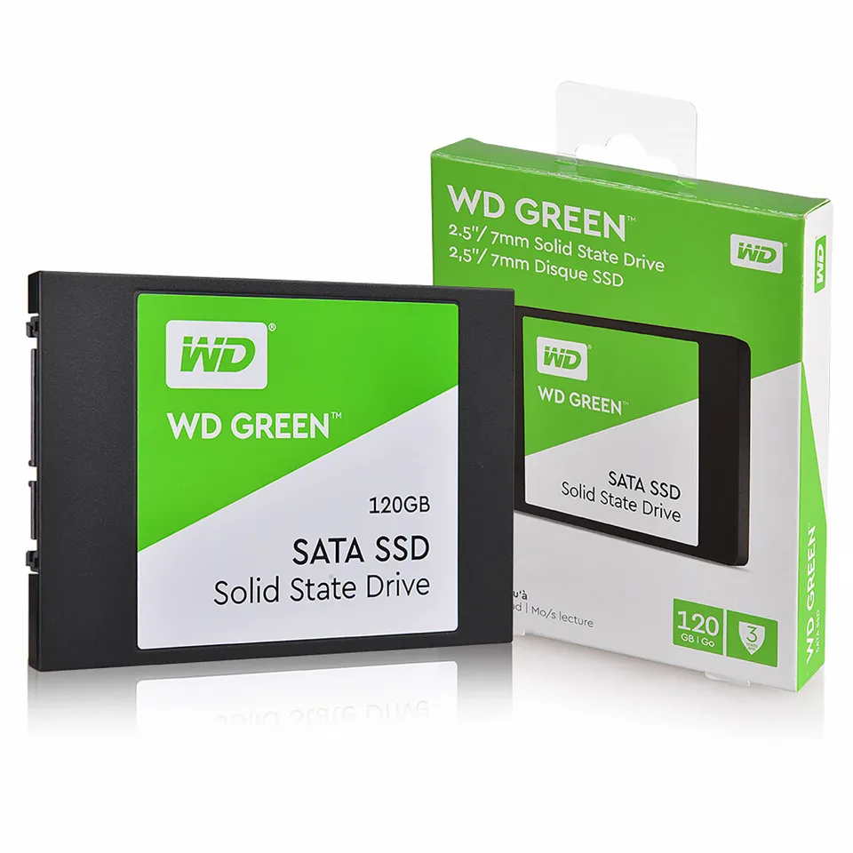 Оригинальный Western Digital Green 2,5 дюйма 120 GB SATA3 SSD WDS120G1G0A WD 120 ГБ встроенной твердотельный накопитель SATA 3,0 2,0 твердотельный диск для ноутбука