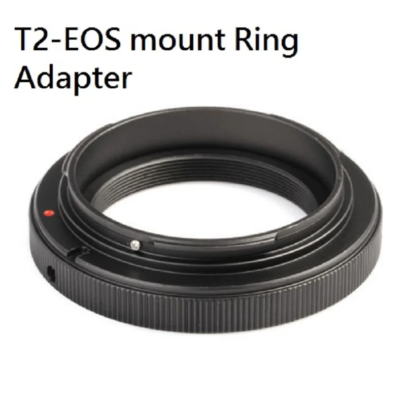 T2 T Mount to For Canon EOS T2 EOS Ring Adapter for Cannon 5D 7D 50D