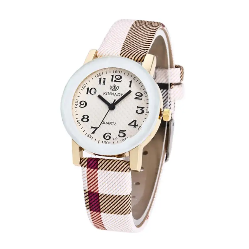 Women Fashion Leather Band Analog Quartz Round Wrist women's watches brand luxury fashion ladies watch clock women 2018