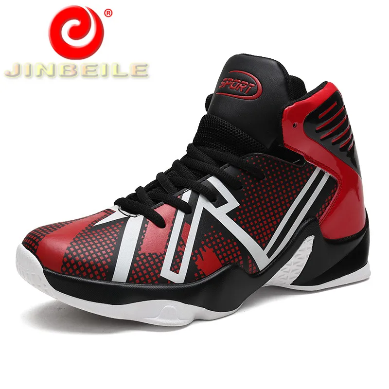 JINBEILE Cool Big Size 39 46 Lighted Basketball Shoes Men Hard Court