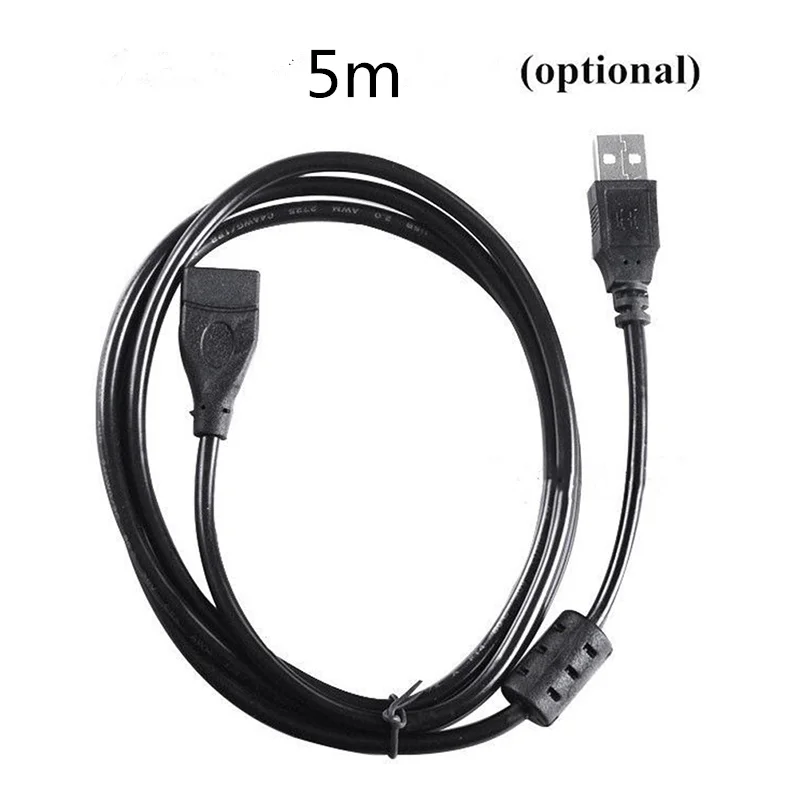 USB 2.0 الذكور إلى الإناث كابل يو اس بي 5 m موسع الحبل سلك البيانات فائقة السرعة تمديد كابل للكمبيوتر محمول لوحة المفاتيح