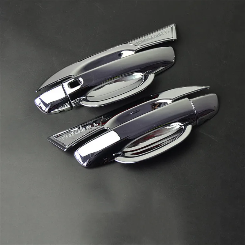 Для Volkswagen VW Tiguan L 2017 Высокое качество хромированные дверные ручки автомобиля