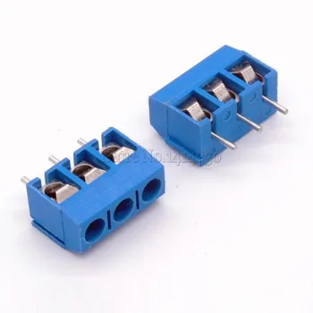 

100PCS KF301-3P 5.08mm 3 Pin Connect Terminal Screw Terminal Connector