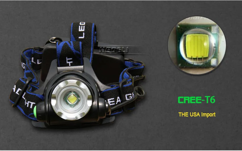 Охотничий 8000 Люмен светодиодный налобный светильник cree xml t6 xm l2 Zoom Head lamp18650 Головной фонарь светодиодный водонепроницаемый налобный светильник перезаряжаемый налобный фонарь