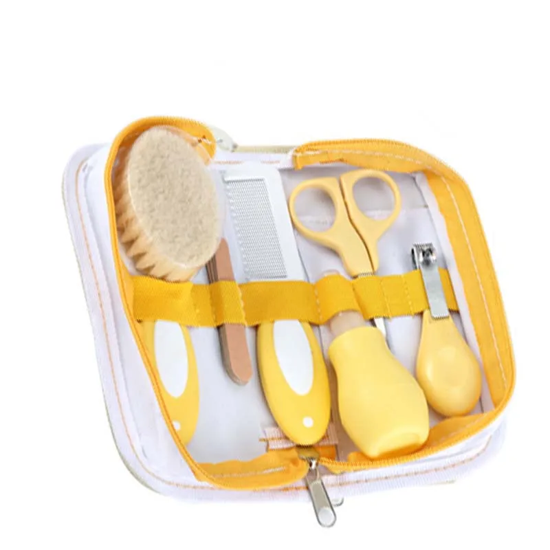 Baby Grooming Care Manicure Set Healthcare Kit Nail Clipper Toothbrush Hairbrush Comb Emery Board Nail Scissor
