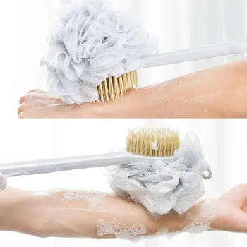 

Brush For Body Multifunctional Massage Brush Soft Comfortable Long Handle Back Exfoliation Bath Brushes Practical Bast Wisp