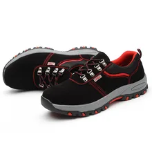 AC12010 защитная обувь для мужчин с закругленным носком, стальная защитная обувь, сверхпрочные кроссовки, рабочие защитные ботинки, защитная обувь, воздухопроницаемая