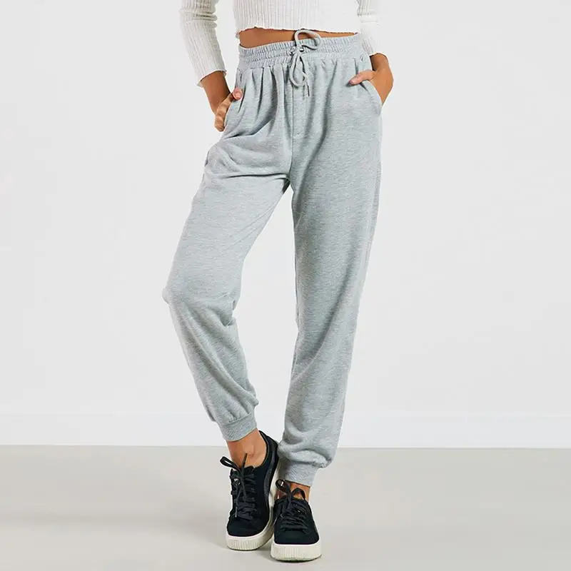 

Sweatpants Women Pants 2018 Joggers Casual Baggy Middle Waist Lady Trousers Pantalon Femme Breeches WS2368C