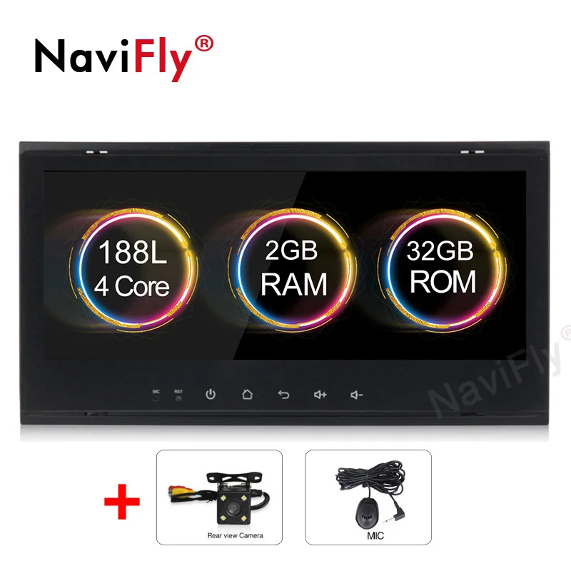 NaviFly 8," экран Android9.1 32G rom автомобильный FM радио gps кассета для Volkswagen VWTouareg Multivan T5(2002-2010) Автомобильный RDS DVR - Цвет: add camera