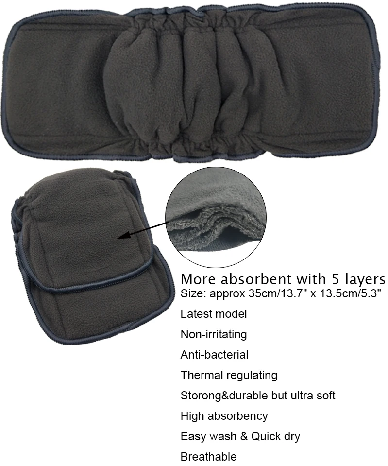 Murah Reusable Bambu Arang Insert Popok Kain Bayi Tikar Bambu Katun Popok Menyisipkan Berubah Liners Arang Insert Grosir