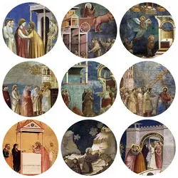 20 шт. 12 ~ 40 мм книги по искусству ist Giotto di Bondone Картины Коллекция смерть мальчика в Sessa стекло кабошон